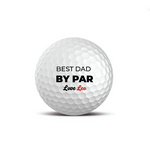 Personalised golf ball set BEST DAD