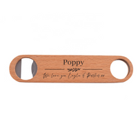 Personalised Father's day bottle opener