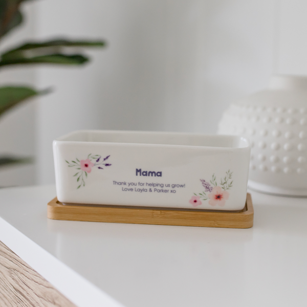 personalised planter - Mother's day flowers