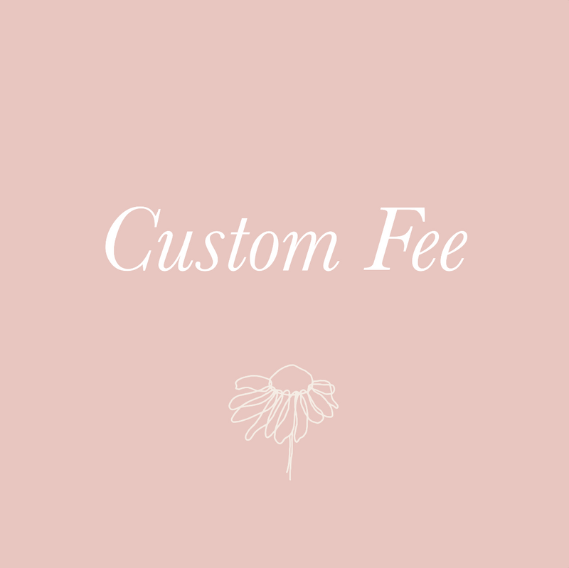 Custom Design Fee (with shipping)