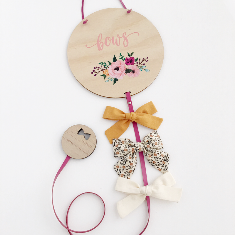 Bow Drops - Floral (ready-made)