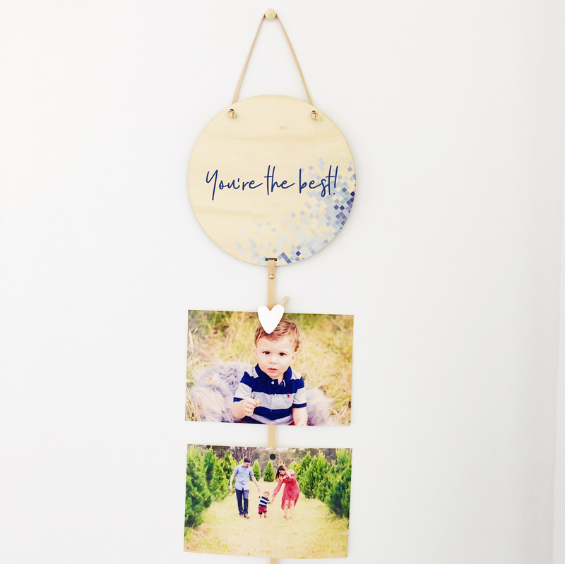 Memory Drops for Dad - Blue Mosaic (ready-made)