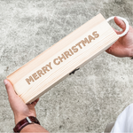 Christmas wine box