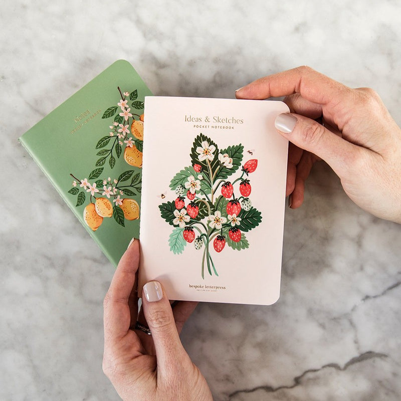 A6 Fruit Notebooks - 2 Pack