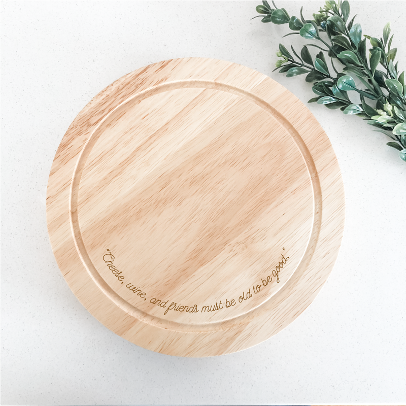 Personalised Cheese Board - Saying closed