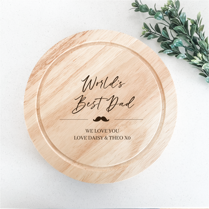 Cheese board - World's best dad