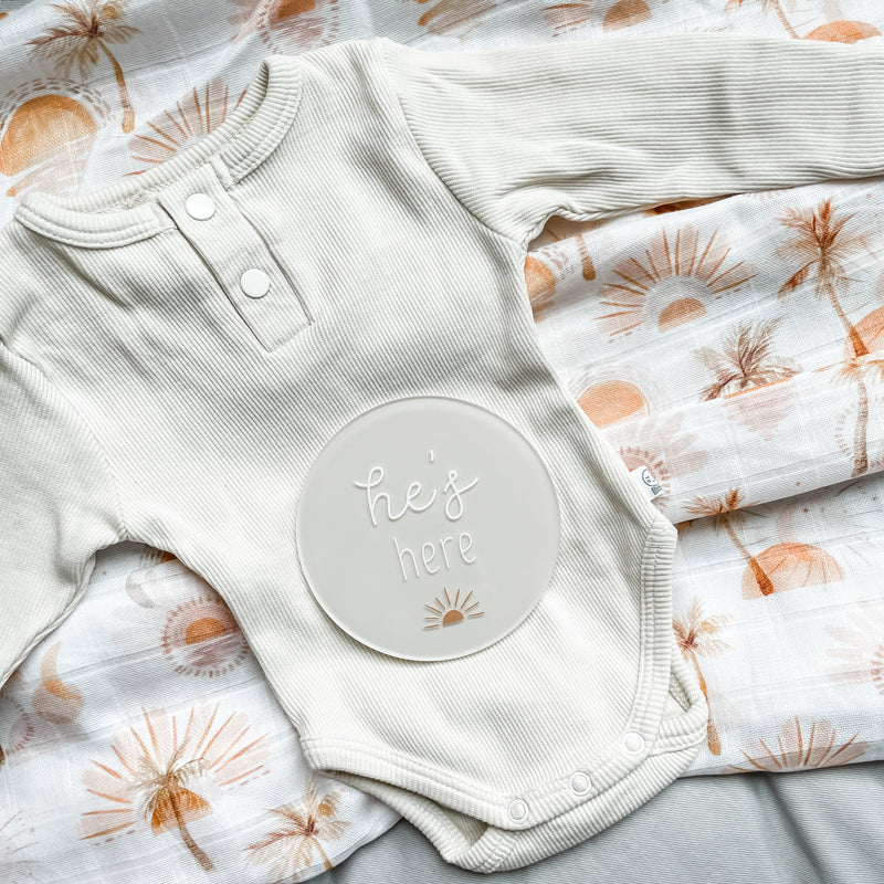 baby Announcement plaque