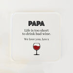 Square Coasters for Him (Multiple Beverages)