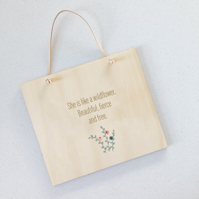 Printed Plaques Timber (custom)